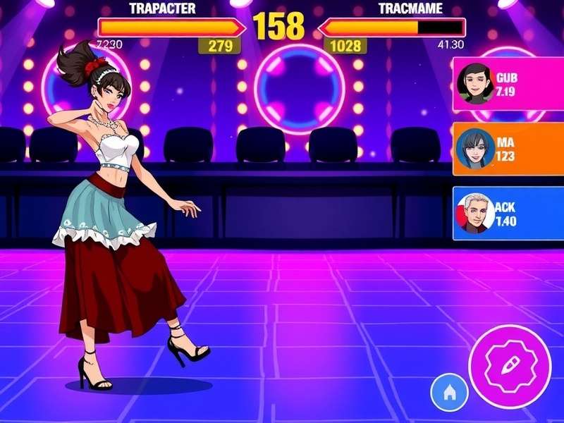 Funky Footwork Femme gameplay screenshot